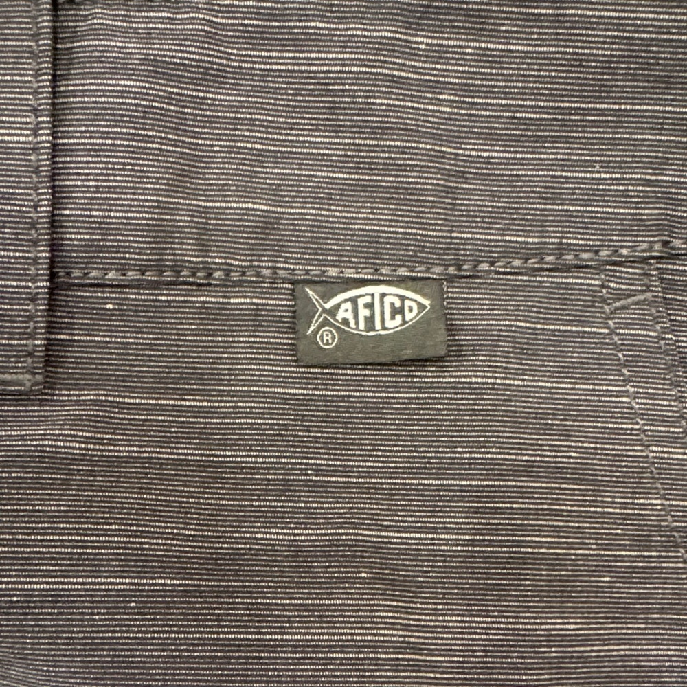 AFTCO Dark Gray Flat Front Men's Shorts - Picture 3 of 8